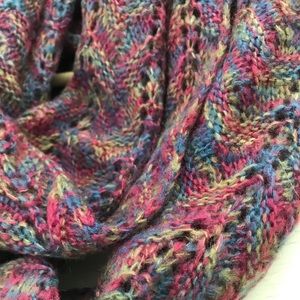 Infinite scarf multi coloured